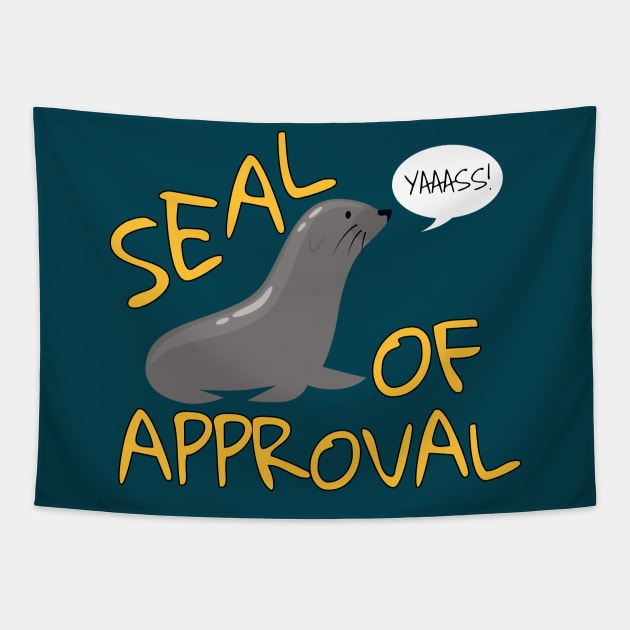 Seal of Approval Tapestry by JKA