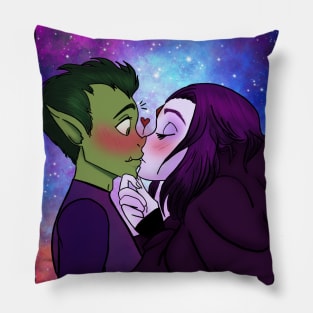 Beastboy and Raven Pillow