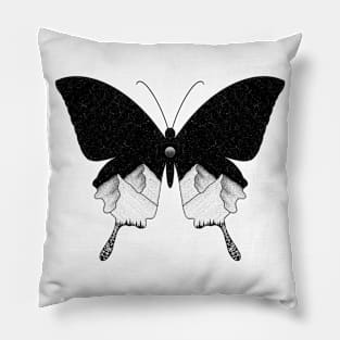 Nature inside a butterfly Pillow