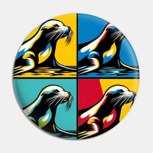 Pop Art Sea Lion Pin