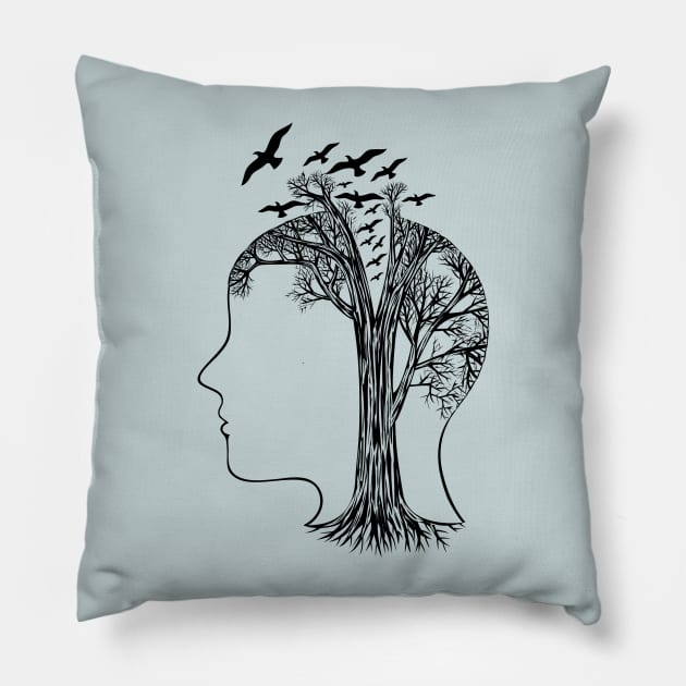 Ecology Think Pillow by martinussumbaji