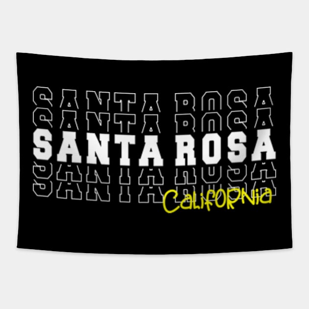 Santa Rosa city California Santa Rosa CA Tapestry by TeeLogic