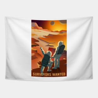 Surveyors Wanted Terraform Mars Tapestry