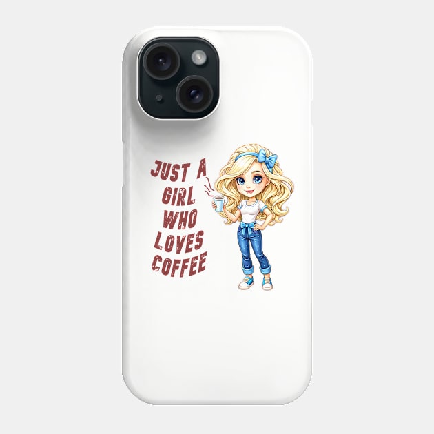 Addicted to coffee Phone Case by LegnaArt