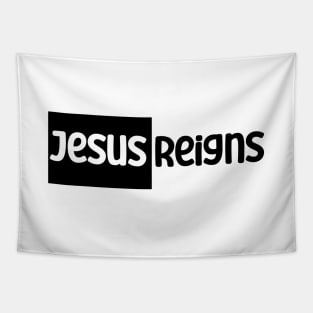 Jesus Reigns Christian Tapestry