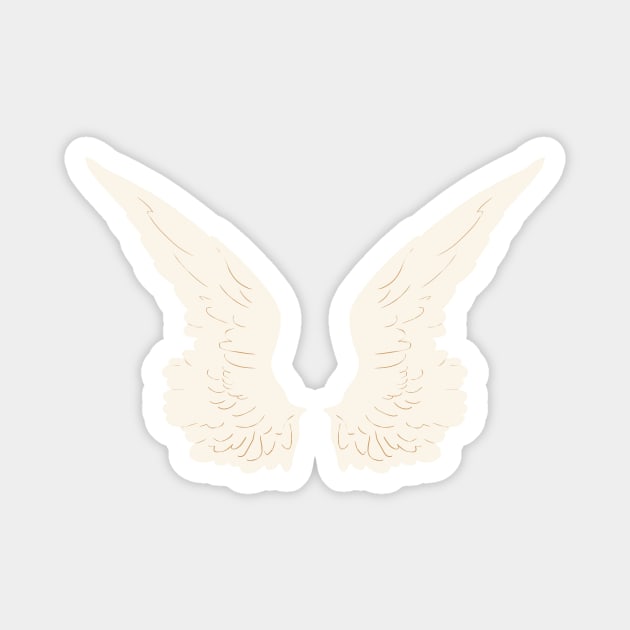 Wings Magnet by littlemoondance