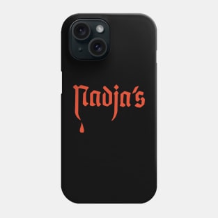 Nadja's (red text) Phone Case