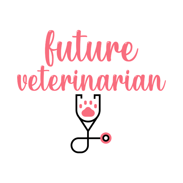 Future Veterinarian Stethoscope - Future Vet Tech by HaroonMHQ