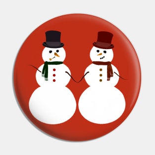 Snowmen Pin