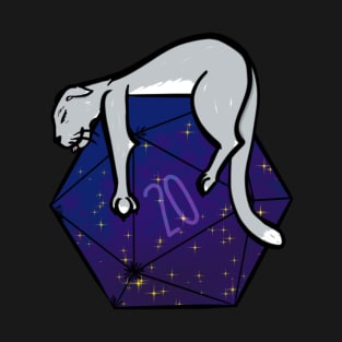 Sleepy Galaxy Kitty T-Shirt