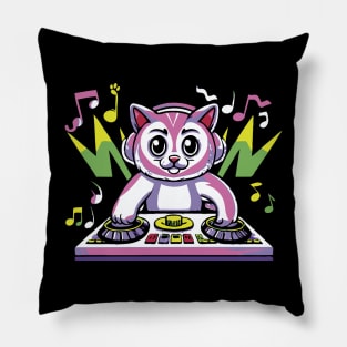 Dj Cute Cat Pillow