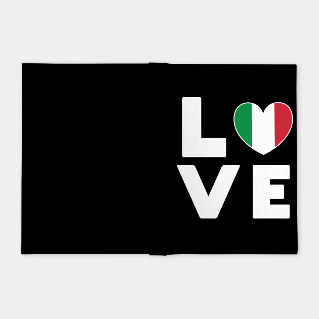 Ich liebe LOVE Italien Flagge Fahne Herz - Italien ...