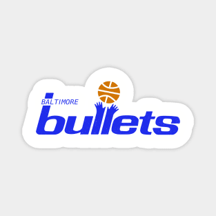 DEFUNCT - Baltimore Bullets Baskeball Magnet