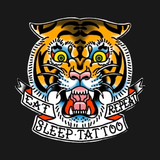 Eat Sleep Tattoo Repeat T-Shirt