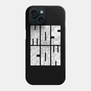 Moscow, Russia City Map Typography - Light Phone Case