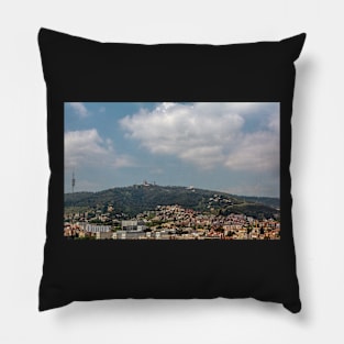 Tibidabo mountain Pillow