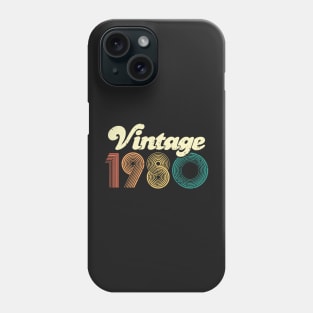 50th birthday gifts for men and women 1980 gift 40 years old Phone Case