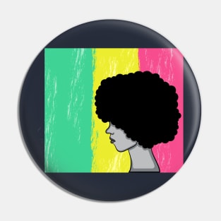 Pride Latina Afro Queen hispanic columbian gift present Pin