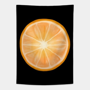 Orange Citrus Circle Slice Tapestry