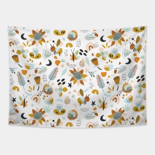 Abstract Organic Elements Tapestry
