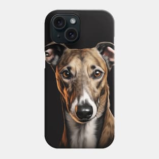 Greyhound Dog Portrait Phone Case