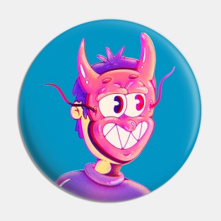 Devil mask Pin