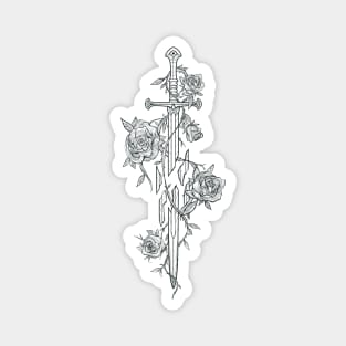 Roses of the Broken Sword Magnet