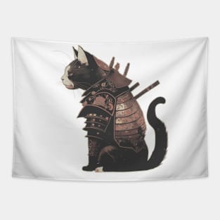 Samurai Cat Tapestry