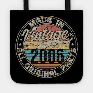 Classic 14th Birthday Gift For Men Women Vintage 2006 Tote