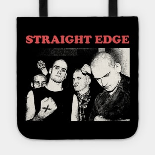 straight edge punk classic Tote