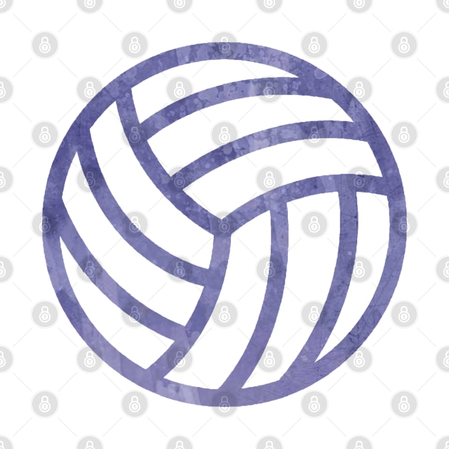 Volleyball Purple by hcohen2000