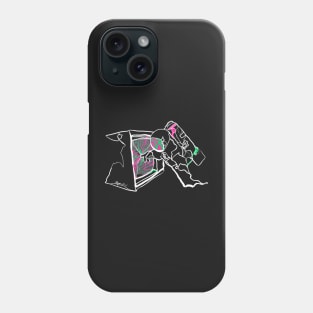 Single Line - Astro Dimensions (White) Phone Case