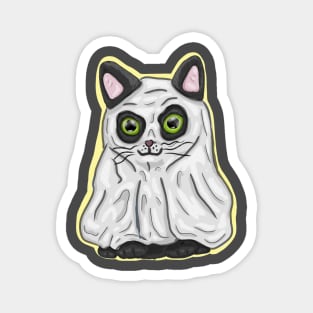 Ghost Kitty Magnet