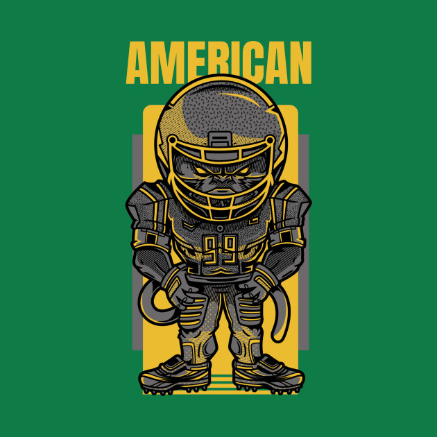 Discover American Football Player - Football Player - T-Shirt