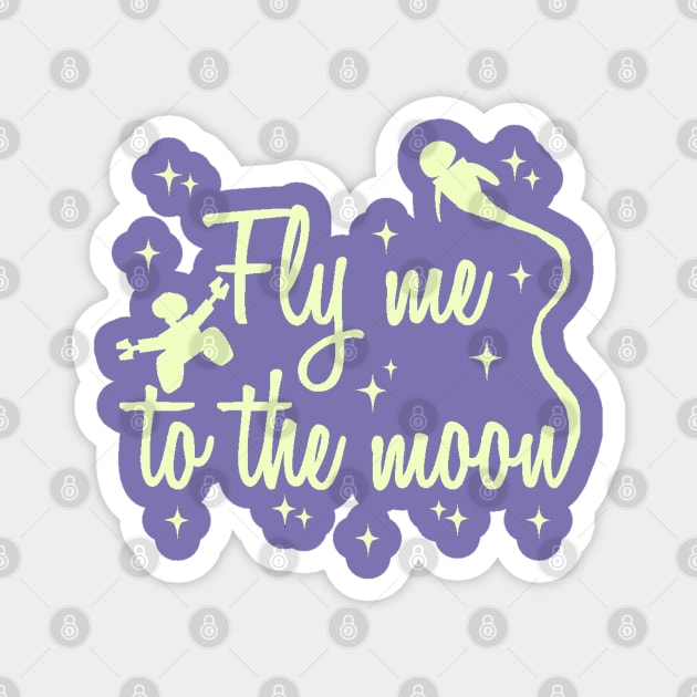 Fly me to the Moon... Magnet by TreyLemons