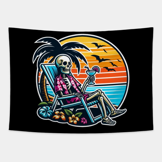 Skeleton Beach Tapestry by Jason's Finery