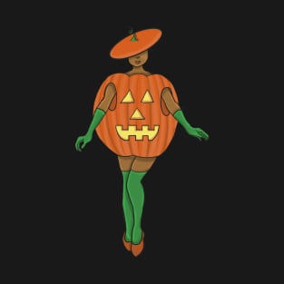 Pumpkin Pin up T-Shirt