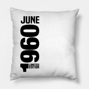 June 1960 Pillow