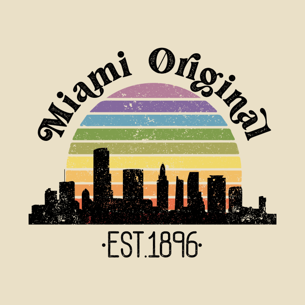 Miami Original Retro Rainbow by Perpetual Brunch