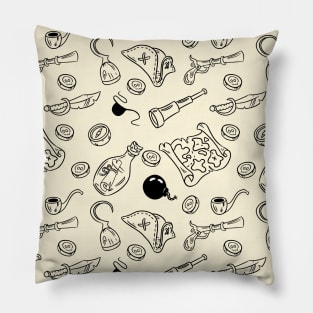 Pirate Pattern Pillow