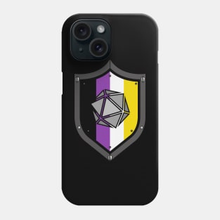 Enby D20 Shield Phone Case