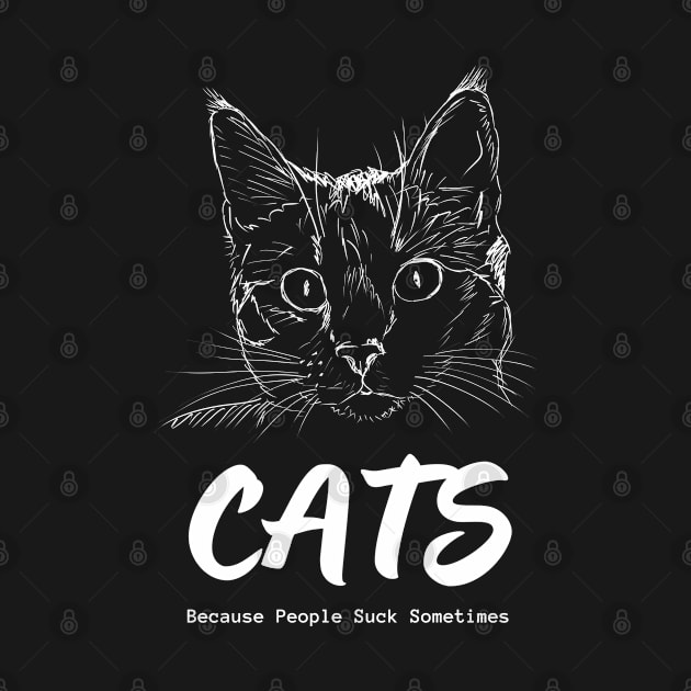 Cats - Because People Suck Sometimes by Bonfim Arts