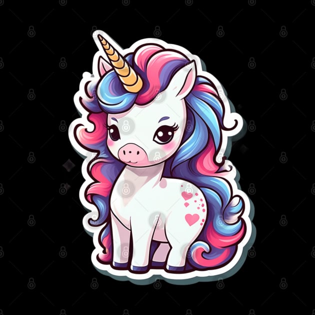 Cute baby unicorn by Spaceboyishere