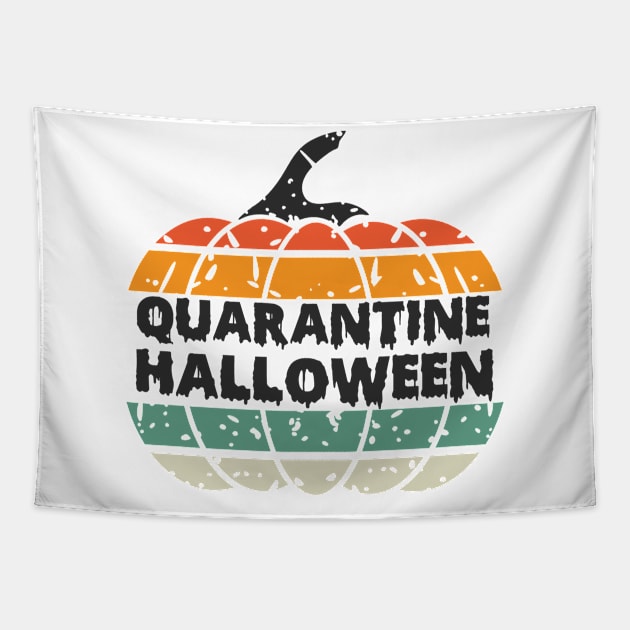 Quarantaine Halloween Tapestry by Goumito