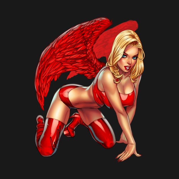 Red Angel by Eliaschatzoudis