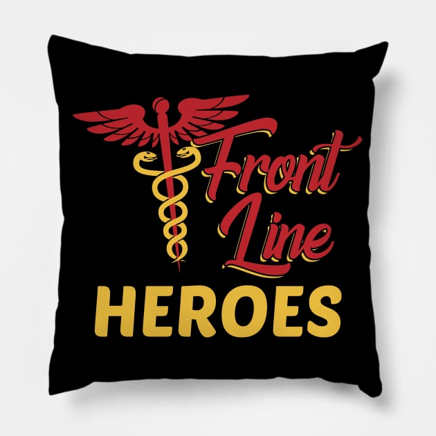 Medic Paramedic Front Line Hero Pillow by FamiLane