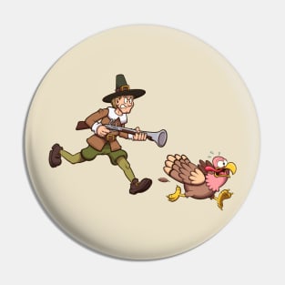 Pilgrim Hunting Turkey Pin