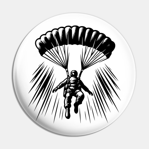 Parachutist Pin by JSnipe