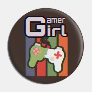 Gamer Girl Glitch Pin