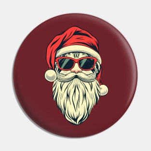 santa claus with glasses Pin